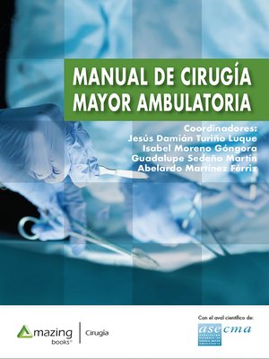 cover image of Manual de cirugía mayor ambulatoria